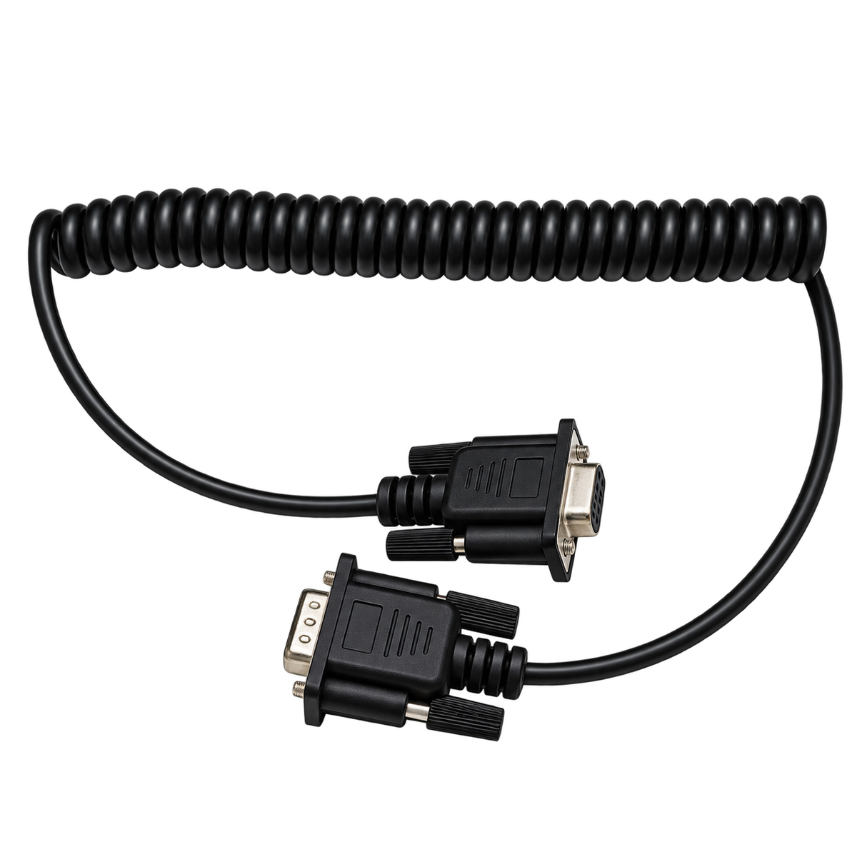 1.5m - 2m Coiled Bump Bar Cable – Direct to KVS